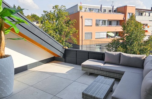 Obersendling Apartment | Luxus Dachgeschoss City Wohnung Neubau 80m²