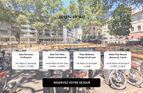Part Dieu - Bir Hakeim Apartment | LYON - Charmant T2 Gare Part-Dieu