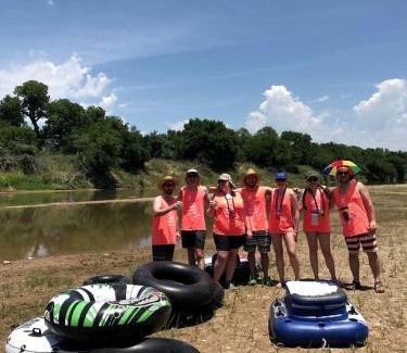 Dennis House | Magical Treehouse with Slide by Brazos River for Family Glamping Adventures in Texas
