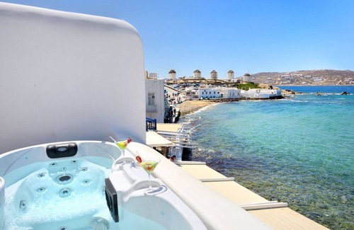 Little Venice Villa | Magnificent Mykonos Suite | Suite with Beautiful Aegean Sea Views and Outdoor.