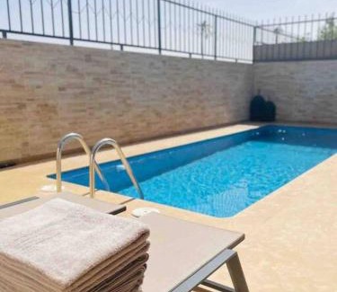 Ouahat Sidi Brahim Villa | Magnifique villa avec piscine au cœur des palmiers