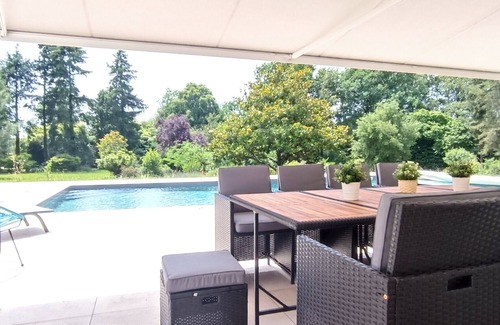 Rives de l'Yon Villa | Magnifique villa 5* avec piscine privée parc 2 ha