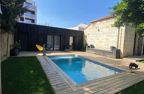 Saint Augustin House | Maison Pierre 3 bedrooms with swimming pool Bordeaux Near Stade Chaban Delmas