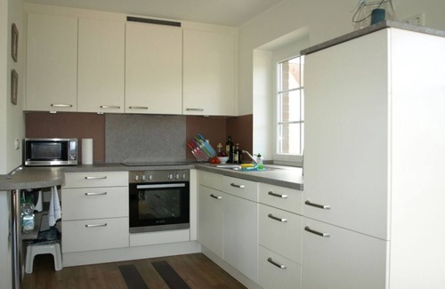 Sternberg House | MaiStern - High-quality vacation home (100sqm) for 6 people with fireplace, sauna &