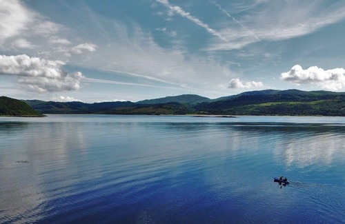 Lochgilphead Ski Chalet | Malabar Chalet with Full Length Windows and Spectacular Loch Views