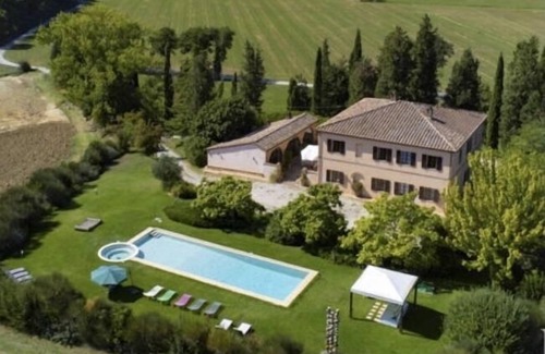 Montalcino Villa | Manor Villa with private pool and SPA surrounded by greenery