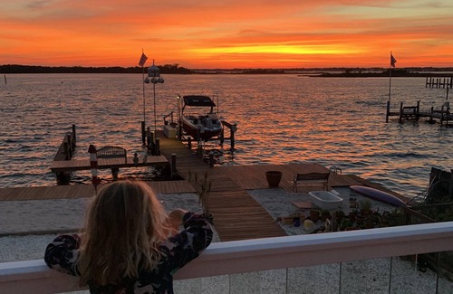 Mantoloking House | Mantoloking NJ/waterfront house beautiful sunsets and views of the Bay