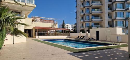 Agios Tychon Apartment | Marathon Beach Apartment - Sea View, Shared Pool