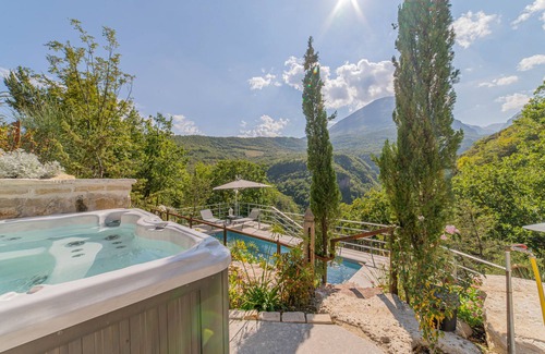 Montefortino Villa | MarcheAmore - La Roccaccia. Private Castle with Pool & Jacuzzi.