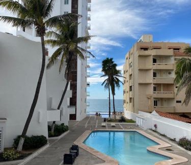 Marina Mazatlan Apartment | Marina del Sol Resort Condo directly on the Ocean 102