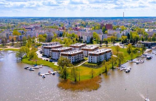 Ilawa Apartment | Marina Nautica - nowy, parking podziemny, winda, Netflix i Max, TV55"
