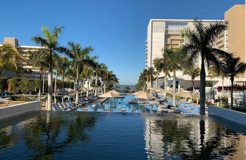 Marco Island Villa | Marriott's Crystal Shores, Gulf Front View with Terrace