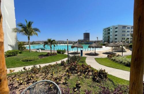 Mazatlan Apartment | Mazablue depa en laguna con playas artificiales