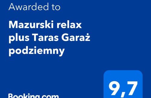 Trygort Apartment | Mazurski relax plus Taras Garaż podziemny
