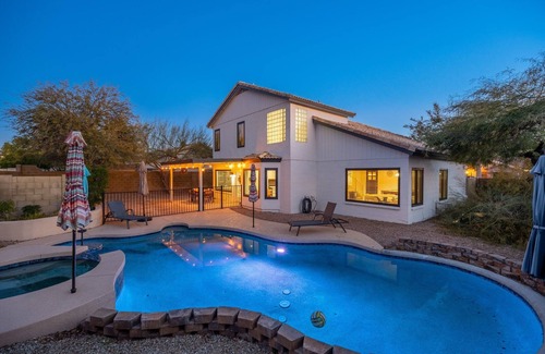 East Mesa House | Mesa Free Heated Pool Remodeled Luxury Billiards Closed to 202 Red Mountain