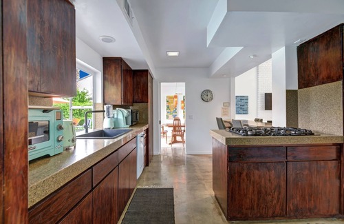 Palm Springs House | Mid-Century Charmer with Private Pool & Huge Back Yard - City ID # is 004091