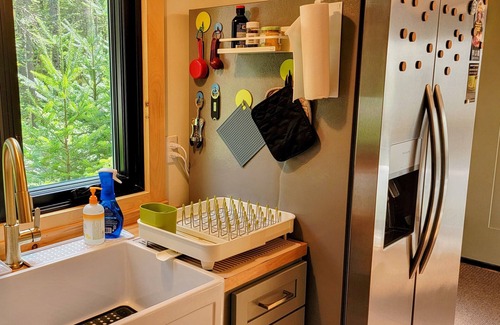 Searsport House | Midcoast Forest Getaway