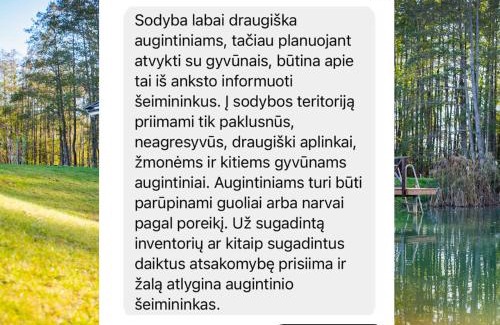 Alytus county House | Milkės Karibai - poilsio namelis su sauna ir kubilu
