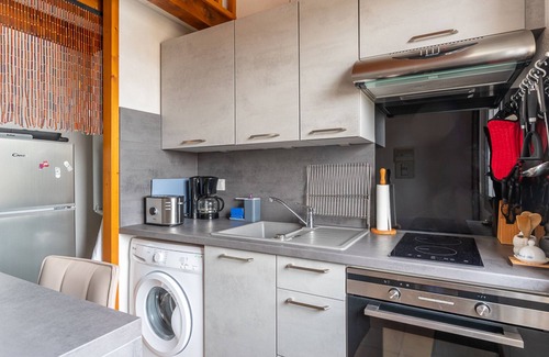 Mimizan-Plage Apartment | Mimizan Beach: T2 Mezzanine Apartment 2 stars, 4 ppl, ocean view, parking included