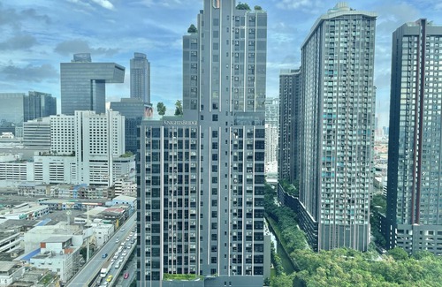 Rama 9 Condo | Minimal 2BD Downtown Bangkok | 7min MRT, Central Rama 9, Jodd Fair, Ratchada