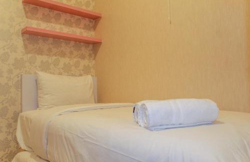 Rawasari Apartment | Minimalist and Homey 2BR Aparment at Green Pramuka near Mall By Travelio