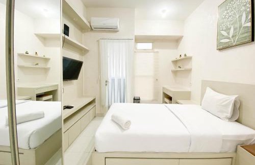 Semarang Apartment | Minimalist and Homey Studio Room at Amartha View Apartment By Travelio