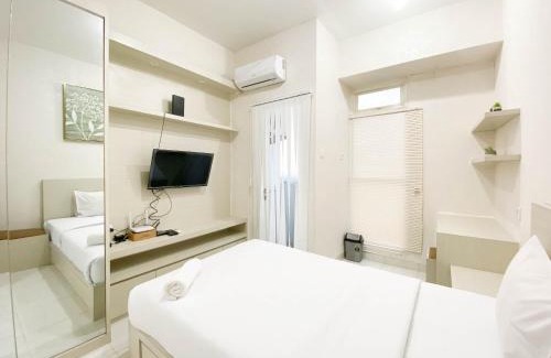 Semarang Apartment | Minimalist and Homey Studio Room at Amartha View Apartment By Travelio