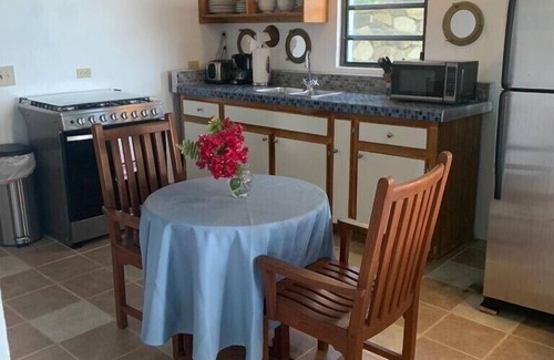 Maho Bay Quarter Apartment | Minutes from beaches & trails of the National Park, with a large bedroom .
