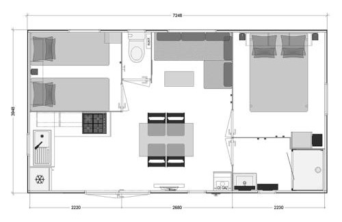 Genouille Other | Mobil home Bahia DUO Prenium