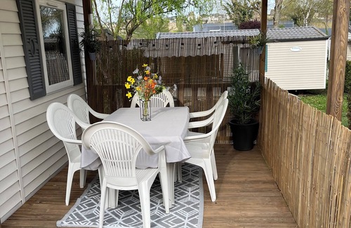 Biesheim House | Mobile Home Dans Camping Calme