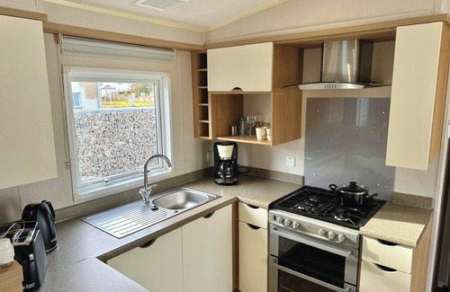 Mucheln House | Mobile home Schwan at the Geiseltalsee