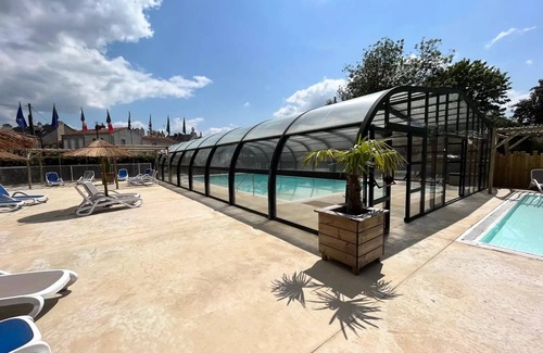 Paimboeuf House | Mobilheim Komfort plus - 33m2 - 3 Schlafzimmer - überdachte Terrasse 6 Personen