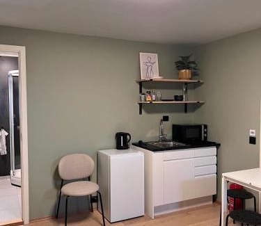 Tromsdalen Apartment | Modern 1-room apartment - right by the Arctic Cathedral and Fjellheisen