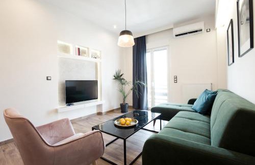Neos Kosmos Apartment | Modern 2BD very spacious apt next to metro station