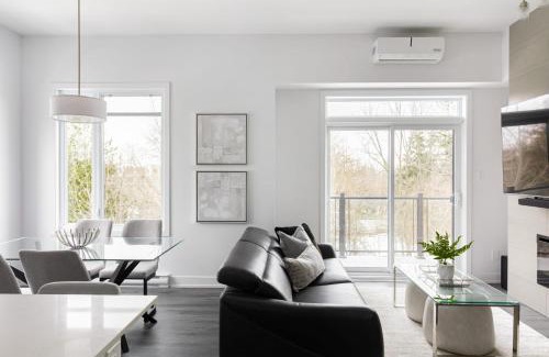 Aylmer Apartment | Modern 2BR Loft Condo with Rooftop Patio and Parking