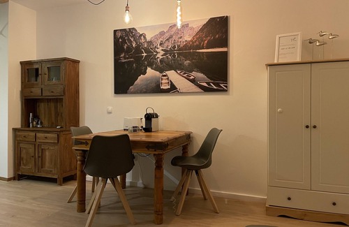Buhlau/Weier Hirsch Apartment | Modern Alpine-style apartment in the Kulturdenkmal Dresden Swiss House