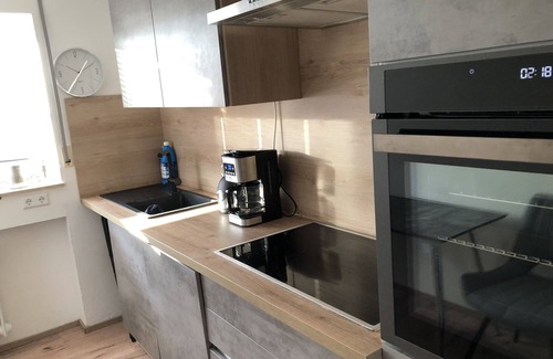 Eriskirch Apartment | Modern apartment with balcony 5 minutes from Lake Constance.