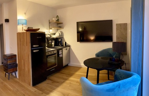 Domitz Condo | Modern apartment with terrace right in the beautiful old town