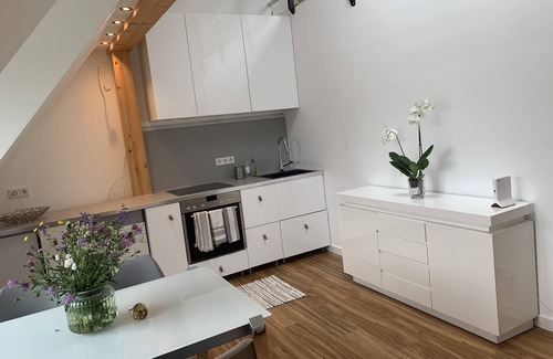Munchen District House | Modern Apt sleeps 5, direct train to Oktberfest!