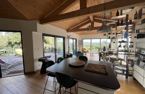 Corconne House | Modern architect build eco wooden house