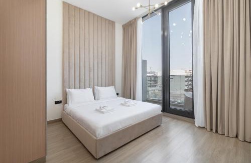 Jumeirah Village Apartment | Modern Aura Living Chic 1BR Hideaway in JVC