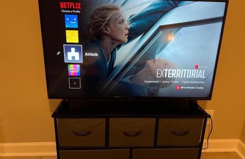 Lawrenceville House | Modern Basement Retreat 2BR King suite