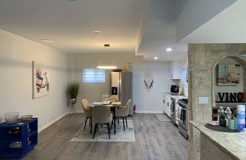 Long Branch House | Modern beach apartment 1.0 mile to the beach.