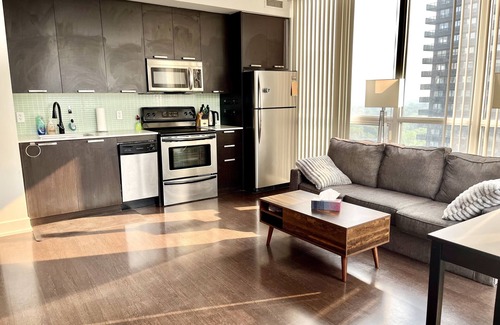 North York Condo | Modern Corner Condo in Prime Toronto Location. Steps from Subway, Shops & Dining