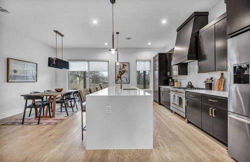 Blackshear-Prospect Hill House | Modern Eastside Home with Gourmet Kitchen, 3 Floors, Game Room, Walk to restaurants and bars