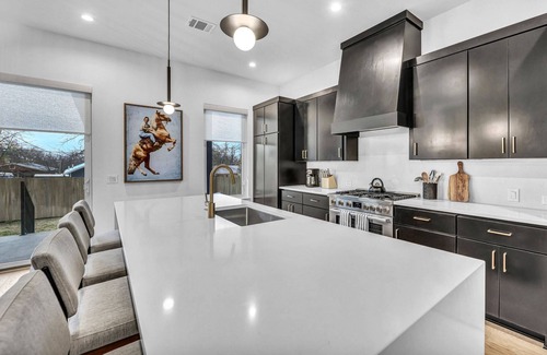 Blackshear-Prospect Hill House | Modern Eastside Home with Gourmet Kitchen, 3 Floors, Game Room, Walk to restaurants and bars