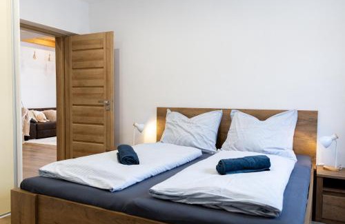 Liptovska Kokava Apartment | Modern Family Nest - Spacious 2BR, 2 Bath, Sleeps 8 with Mountain View and Backyard