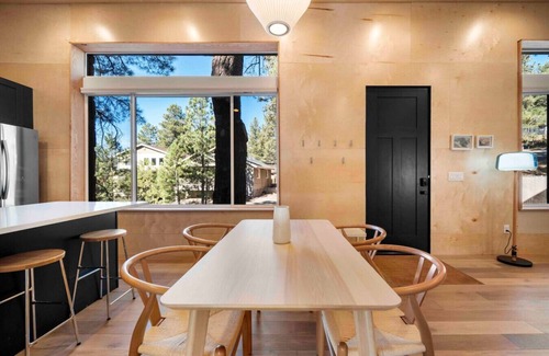 Mountainaire House | Modern Flagstaff Wood Cabin Home/Forest Views