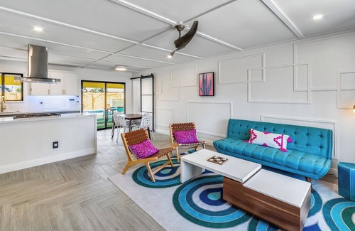 Southwest Village House | Modern Getaway: with private pool, outdoor fireplace, near Camelback Mountain