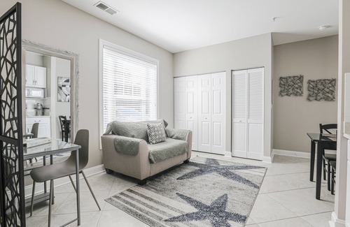 Carolina Forest Condo | Modern Gray Studio Steps to Pool Myrtle Beach SC